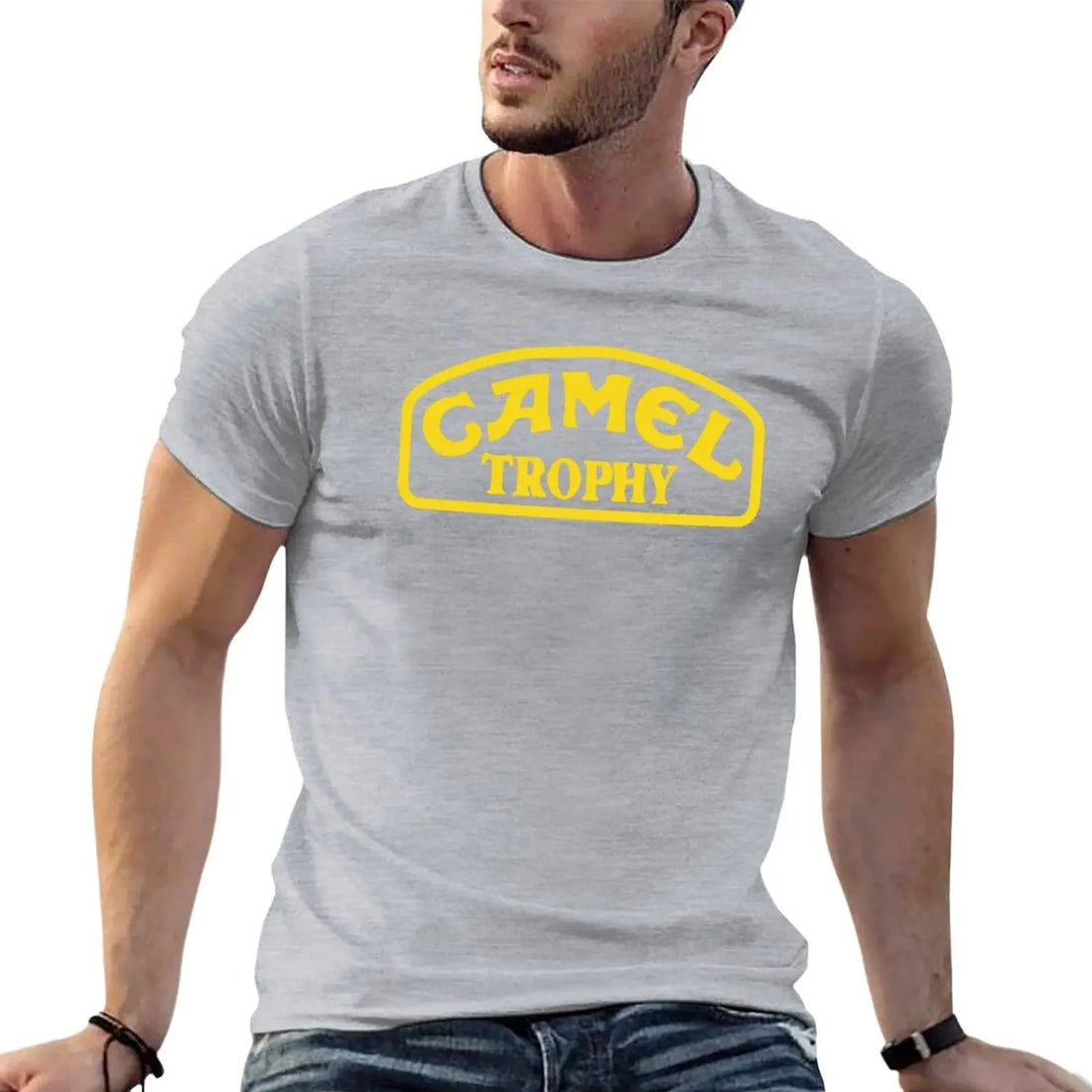 camel trophy Yellow T-Shirt tees graphics t shirt men t shirts