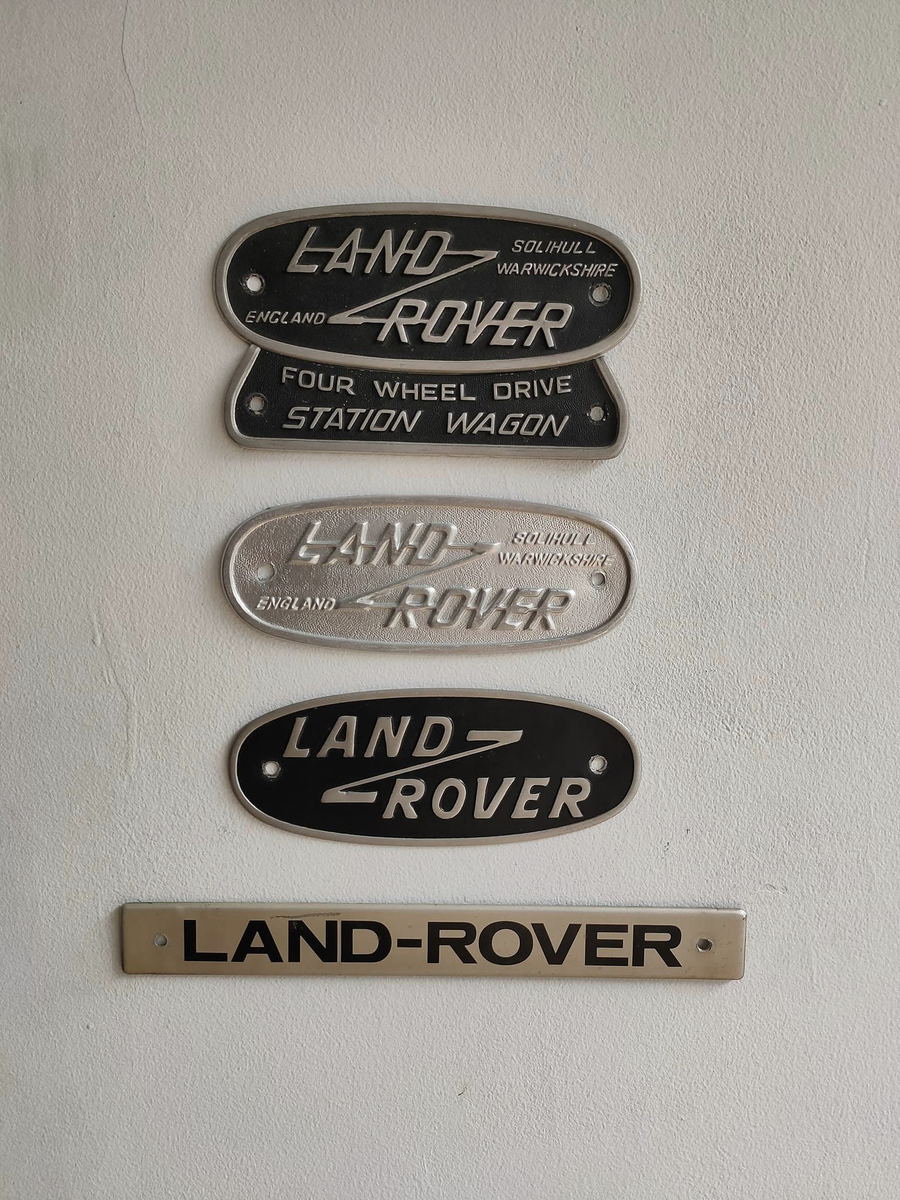 Bespoke Landrover Badges custom designs