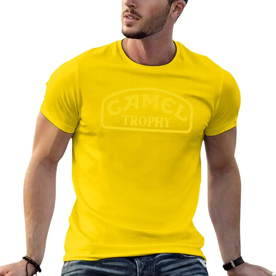 camel trophy Yellow T-Shirt tees graphics t shirt men t shirts