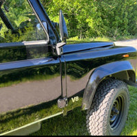 1986 Land Rover defender 90, 3,5 l V8 Beluga Black