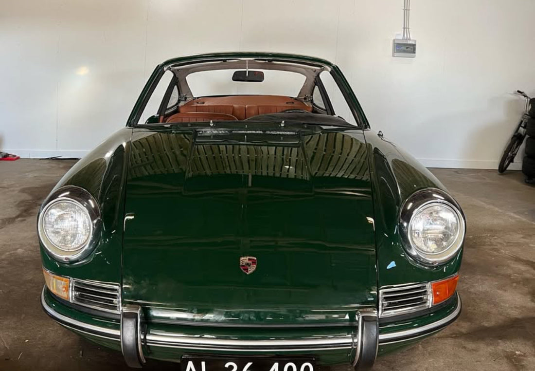 Porsche 912  1968 Original Irish Green with Cognac Interior