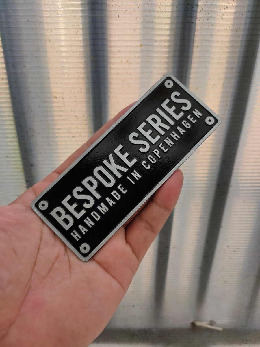 Bespoke Series metal badge