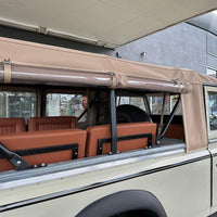 Premium canvas hood for 109 Series Landover