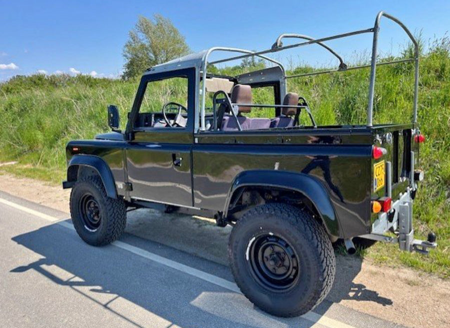 1986 Land Rover defender 90, 3,5 l V8 Beluga Black