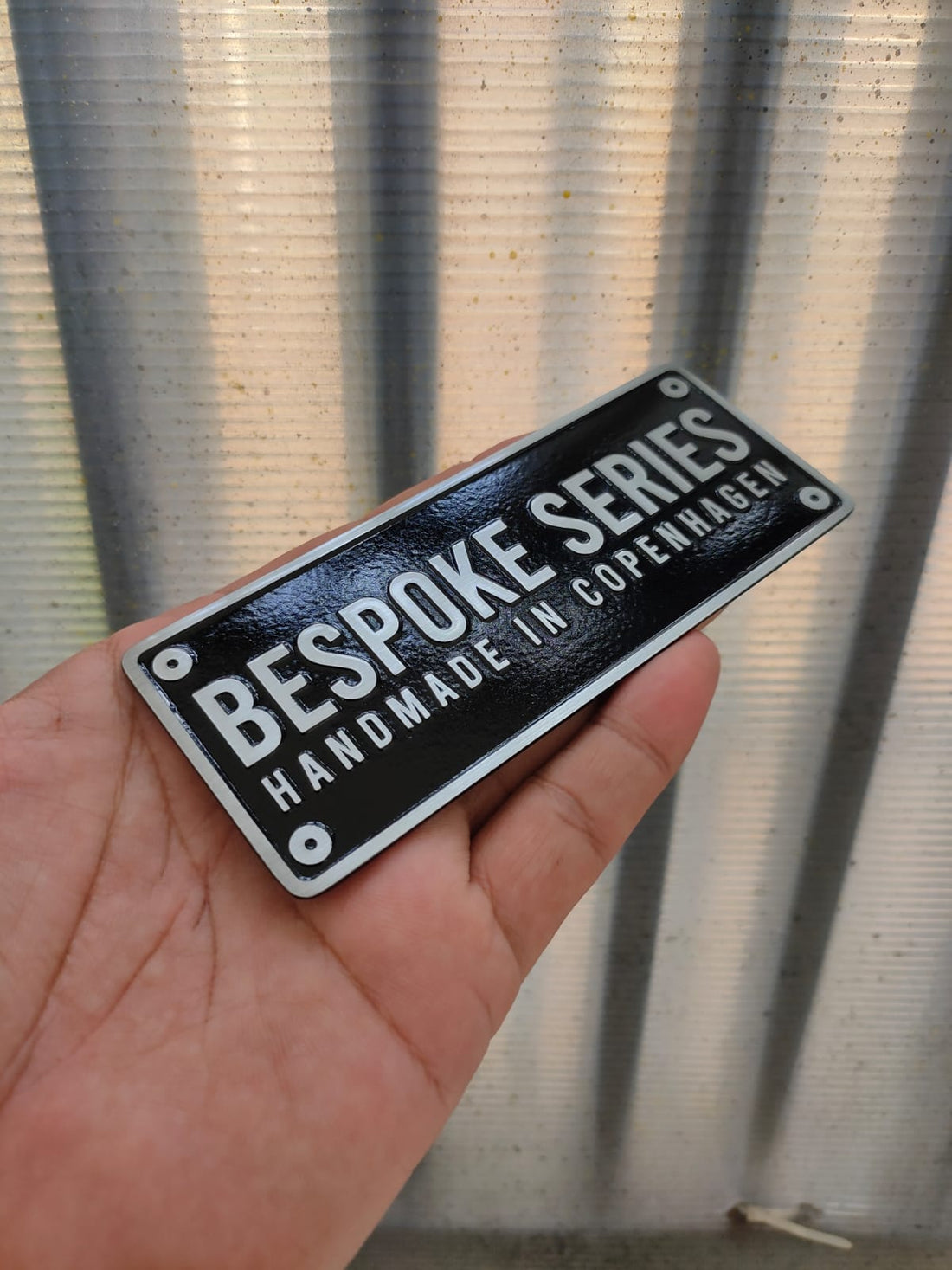 Bespoke Series metal badge