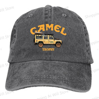 Camel Trophy Baseball Cap Men Women Sun visor  Washed Baseball Caps