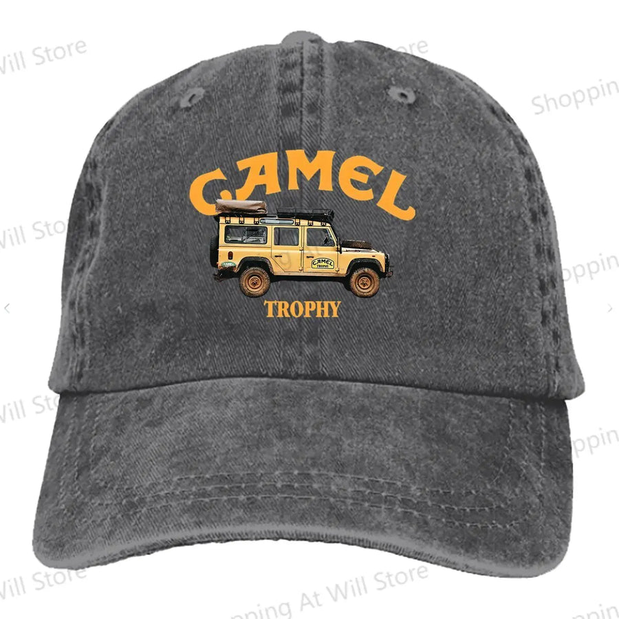 Camel Trophy Baseball Cap Men Women Sun visor  Washed Baseball Caps