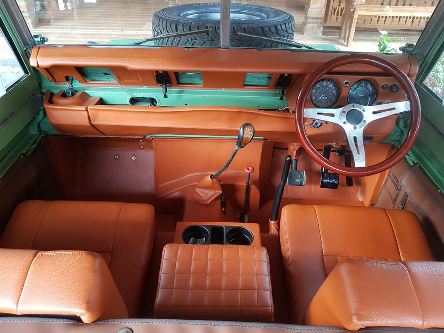 Landrover Series Faux Leather front seats X 3