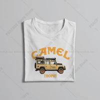 Camel Trophy Creative Tshirt For Men Fashion Round Neck Polyester T Shirt Personalize Gift Clothes Outdoorwear