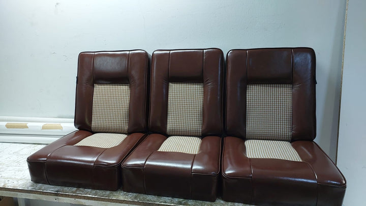 Brown Nappa Leather Landrover Series Seats 