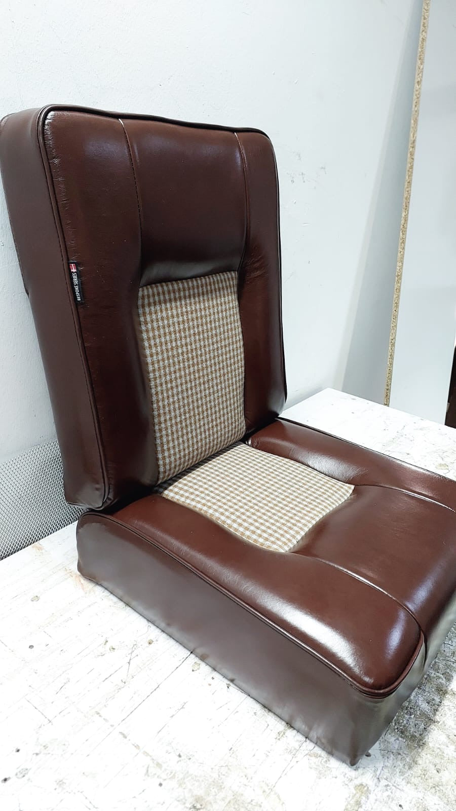 Landrover Series Faux Leather front seats X 3