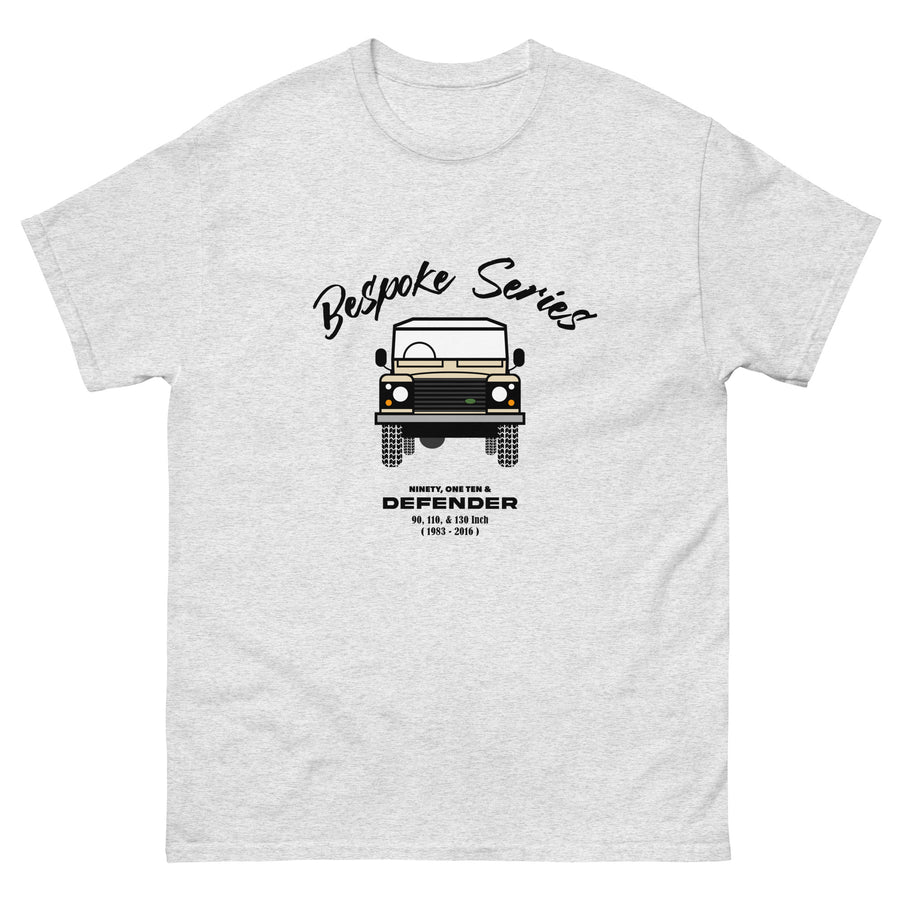 Bespoke Series Defender Mens T shirt - Cream