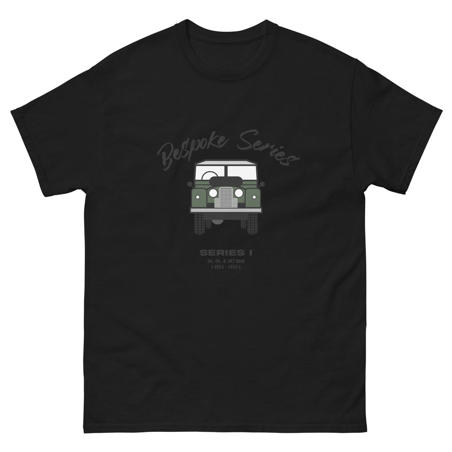 BESPOKE SERIES, SERIES I MENS T SHIRT - DARK GREEN