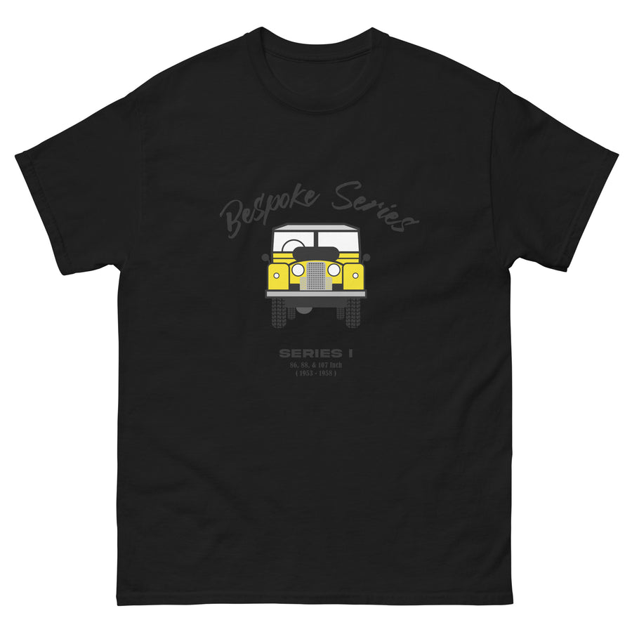 BESPOKE SERIES, SERIES I MENS T SHIRT - YELLOW