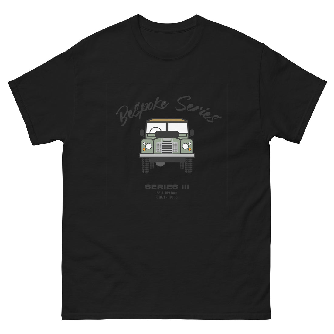 BESPOKE SERIES, SERIES III MENS T SHIRT - OLIVE GREEN