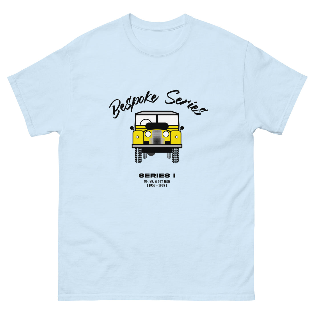 BESPOKE SERIES, SERIES I MENS T SHIRT - YELLOW