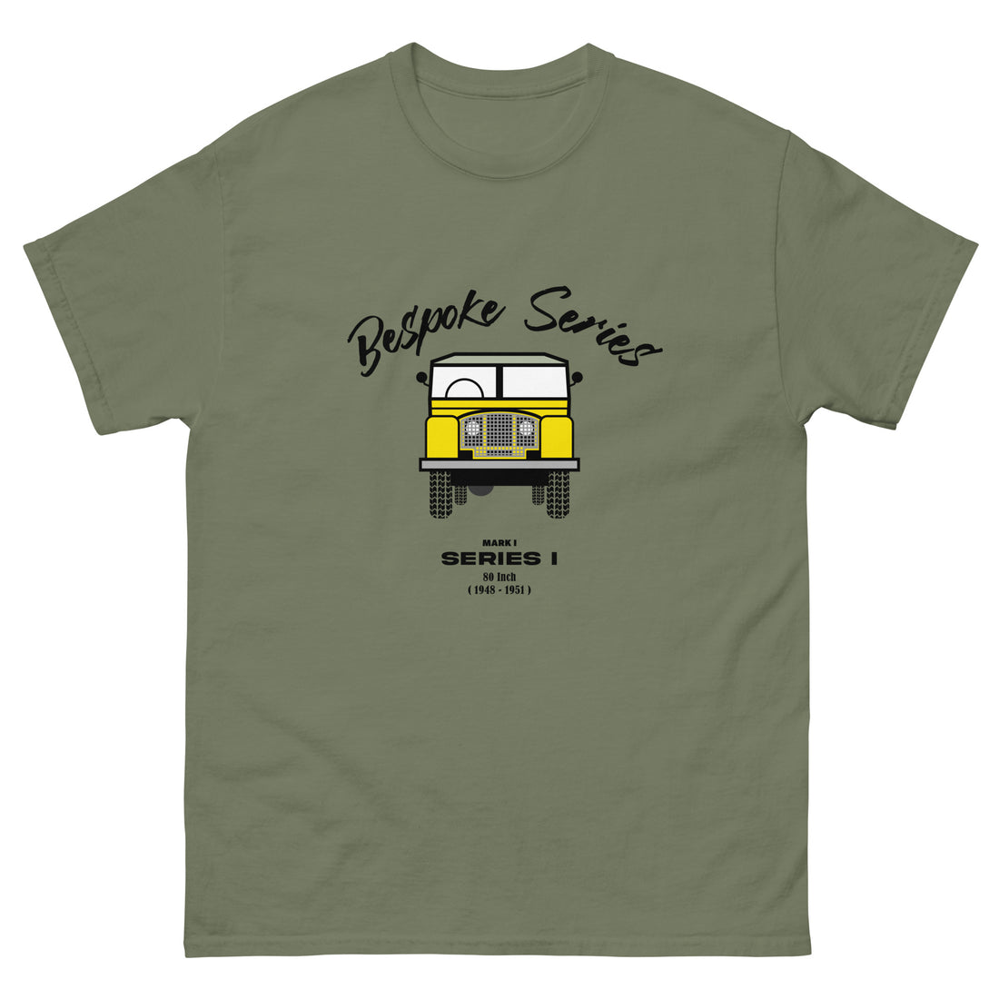 Bespoke Series Mark 1 Series Mens T shirt - Yellow