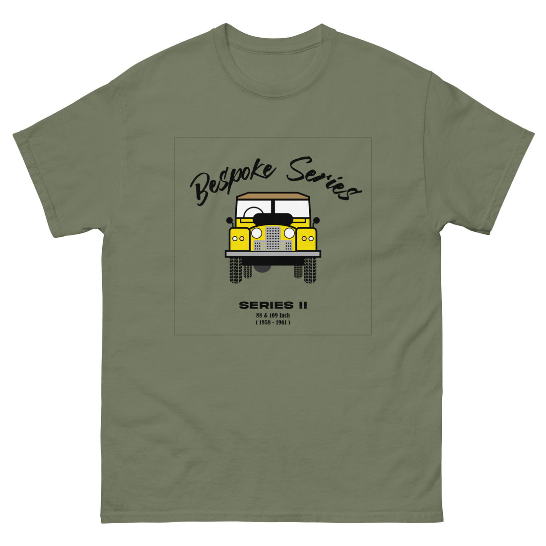 BESPOKE SERIES, SERIES II MENS T SHIRT - YELLOW