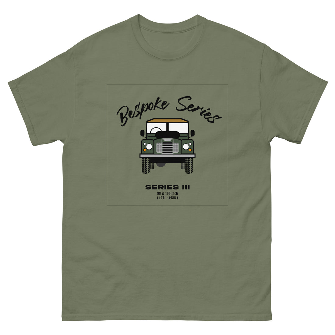 BESPOKE SERIES, SERIES III MENS T SHIRT - DARK GREEN