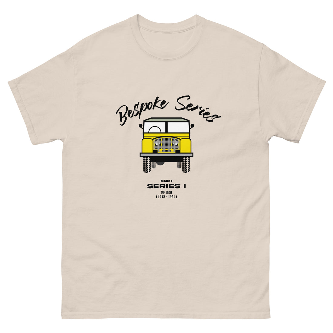 Bespoke Series Mark 1 Series Mens T shirt - Yellow