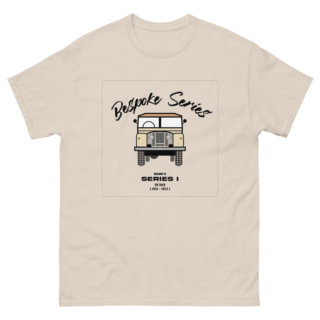 BESPOKE SERIES MARK 2 SERIES MENS T SHIRT - CREAM