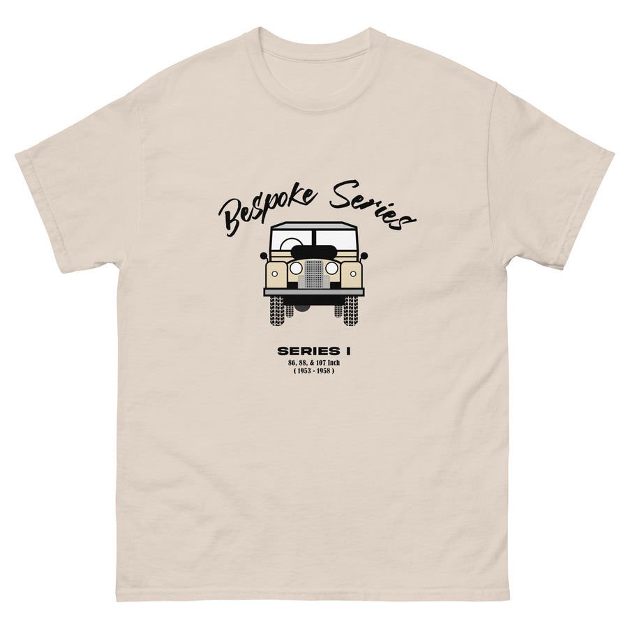 BESPOKE SERIES, SERIES I MENS T SHIRT - CREAM