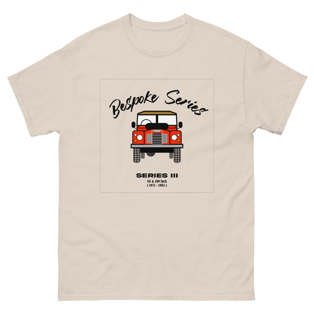 BESPOKE SERIES, SERIES III MENS T SHIRT - RED