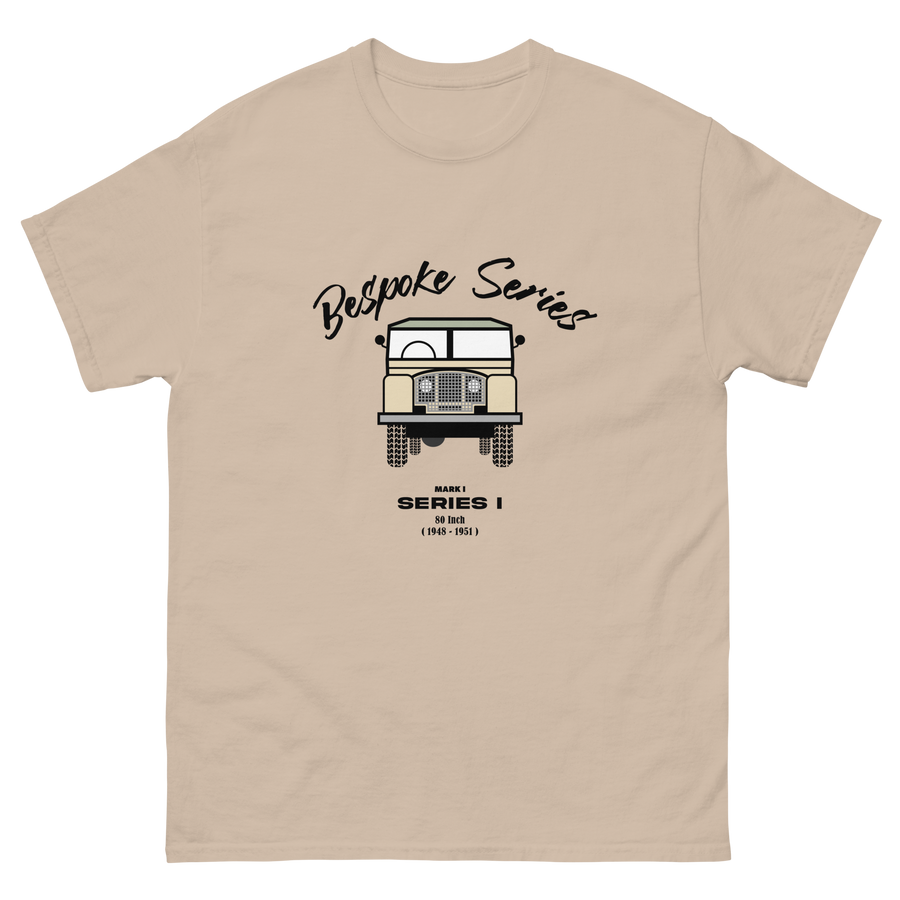 BESPOKE SERIES MARK 1 SERIES MENS T SHIRT - CREAM