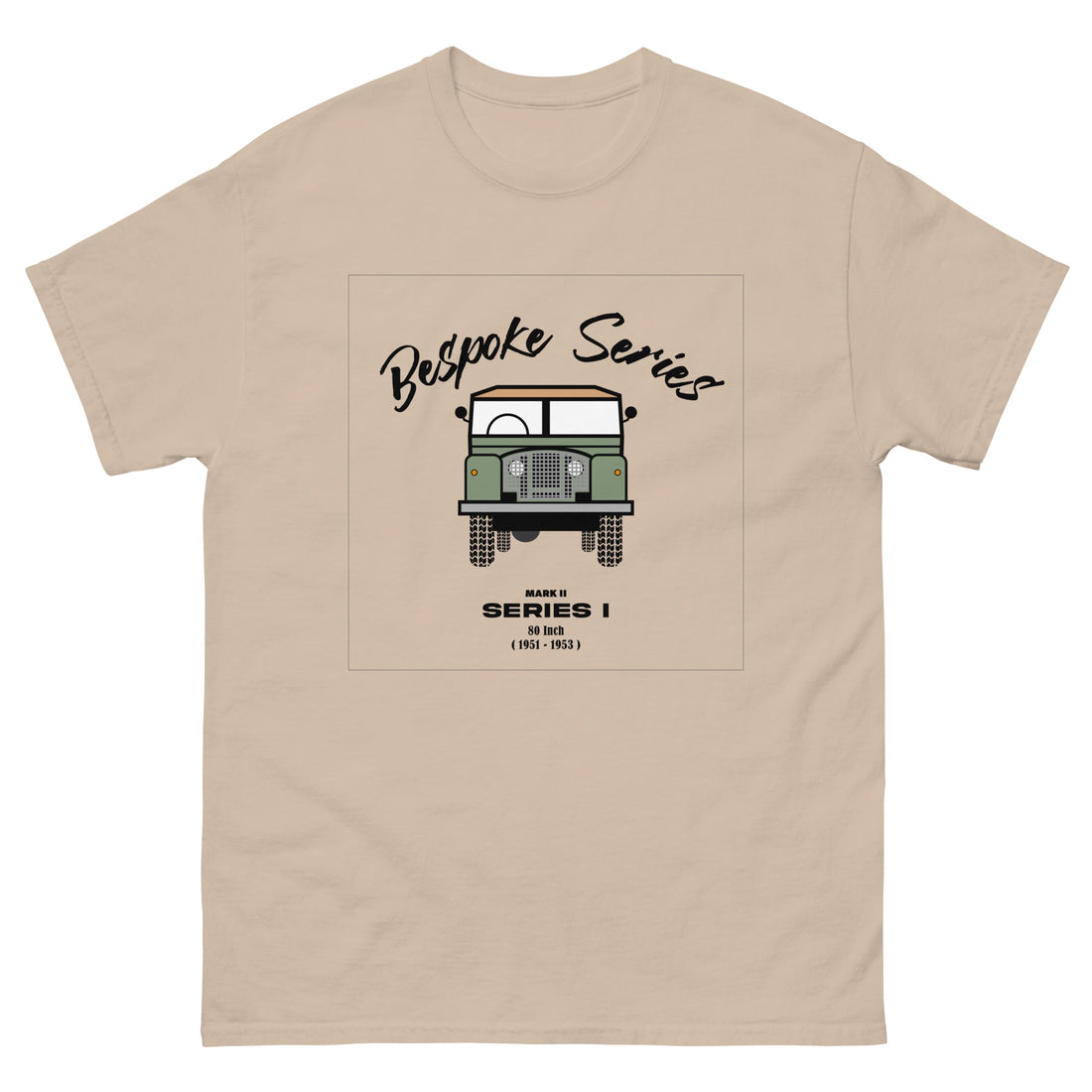 BESPOKE SERIES MARK 2 SERIES MENS T SHIRT  Olive Green