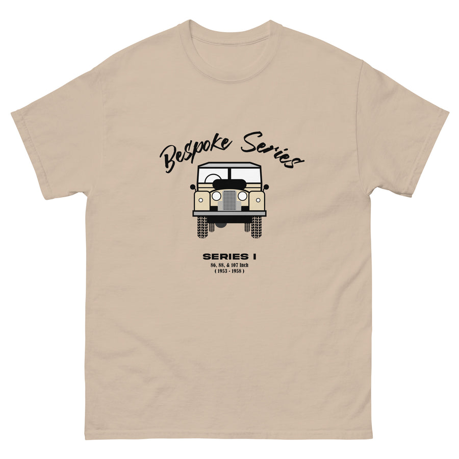 BESPOKE SERIES, SERIES I MENS T SHIRT - CREAM