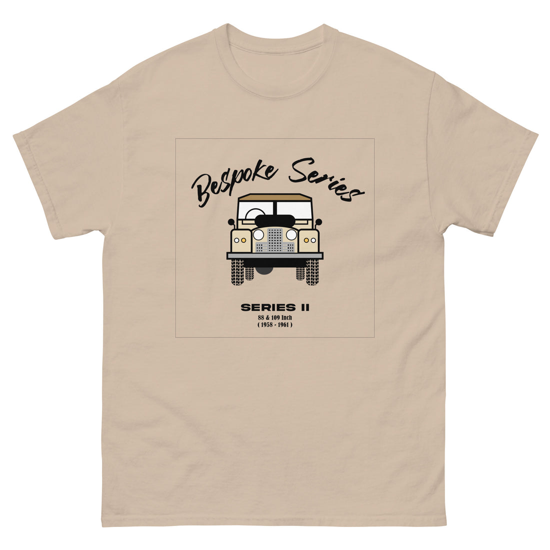 BESPOKE SERIES, SERIES II MENS T SHIRT - CREAM