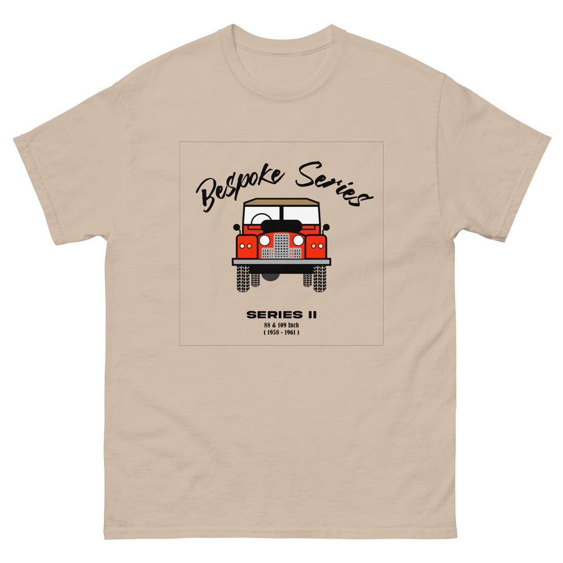 BESPOKE SERIES, SERIES II MENS T SHIRT - RED