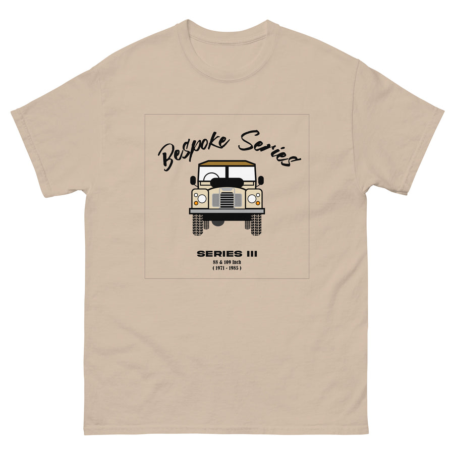 BESPOKE SERIES, SERIES III MENS T SHIRT - CREAM