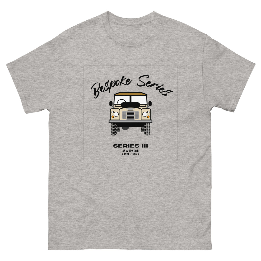 BESPOKE SERIES, SERIES III MENS T SHIRT - CREAM