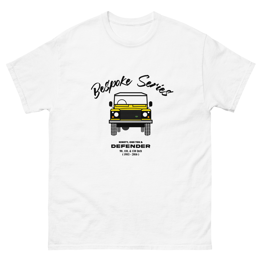 Bespoke Series Defender Mens T shirt - Yellow