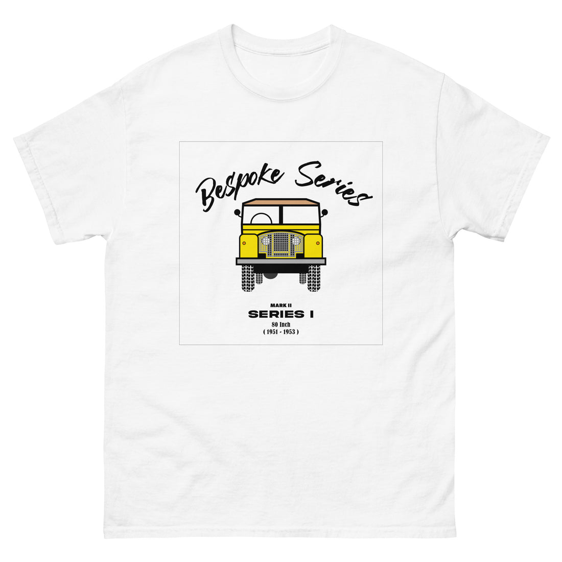 BESPOKE SERIES MARK 2 SERIES MENS T SHIRT - Yellow