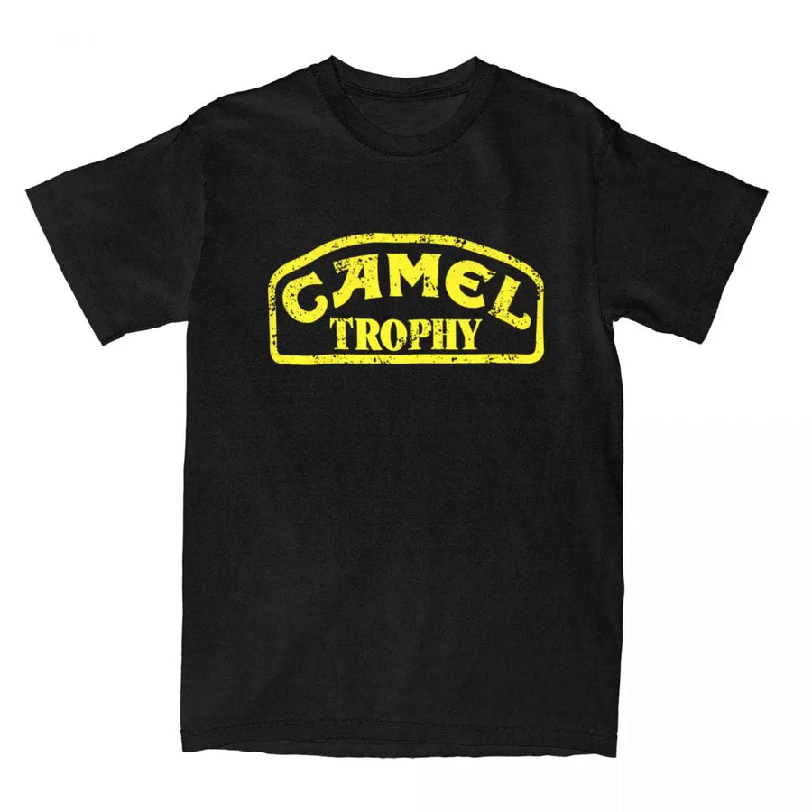 Awesome Camel Trophy Racing T-Shirts Men Women's Crewneck Pure Cotton T Shirt Short Sleeve Tees 6XL Clothing