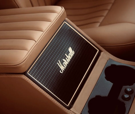 Luxury Marshall Faux leather cubby box with stitching