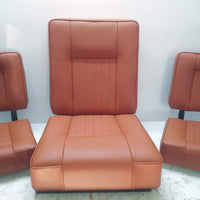 Premium Series 2a & 3 Faux Leather high back stitched rear bench seats inc brackets