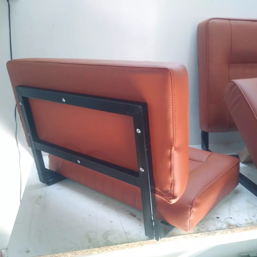 Premium Series 2a & 3 Faux Leather high back stitched rear bench seats inc brackets