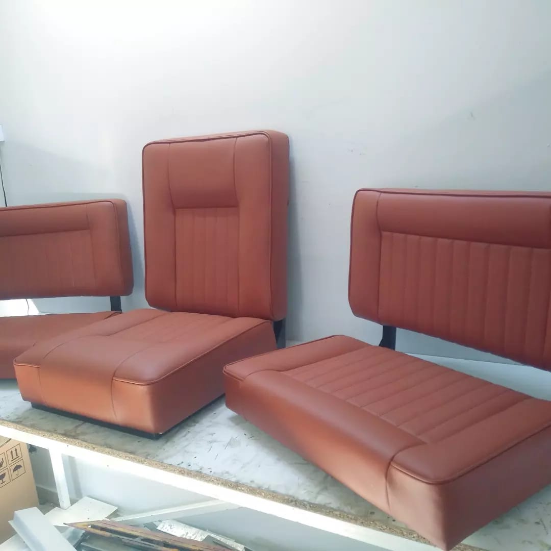 Premium Series 2a & 3 Faux Leather high back stitched rear bench seats inc brackets