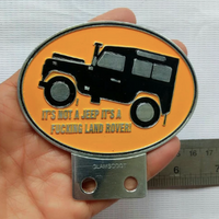 Classic Landrover Series Metal Badge  "Its not a Jeep, its a fucking Landover"