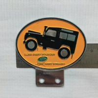 Classic Landrover Series Metal Badge  "Climb every mountain"