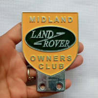 Classic Landrover Series Metal Badge  "Landrover Midland Owners Club"