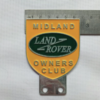 Classic Landrover Series Metal Badge  "Landrover Midland Owners Club"