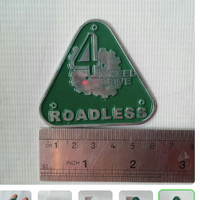 Classic Landrover Series Metal Badge  "Landrover roadless"