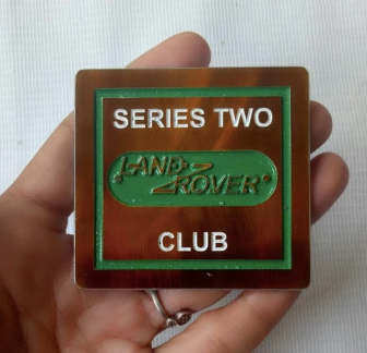 Classic Landrover Series Metal Badge  "Landrover series 2"