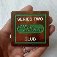 Classic Landrover Series Metal Badge  "Landrover series 2"