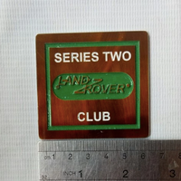 Classic Landrover Series Metal Badge  "Landrover series 2"